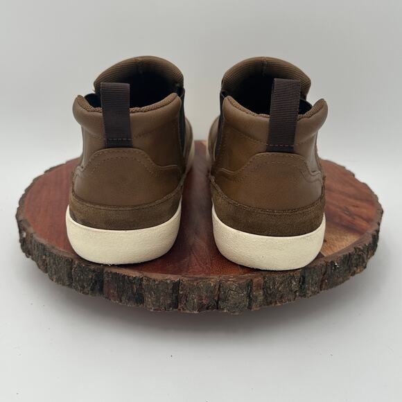 Staheekum Mens Chelsea Shoes 9M Brown Memory Foam Mesh Lining NWOB Travel Preppy - Picture 3 of 11